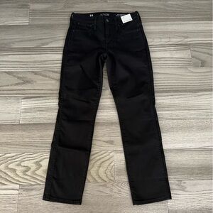 NWT J. Crew 9" mid-rise vintage slim-straight jean in Stay Black Wash Size 25